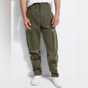 New Guess Originals Men's Green Cargo Pants SZ 30